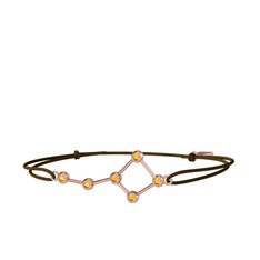 Ursa Major Bileklik - Sitrin 18 ayar rose altın bileklik #jkmprk