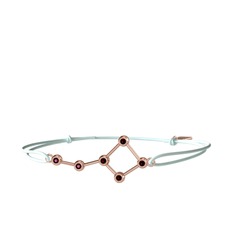 Ursa Major Bileklik - Kök yakut 14 ayar rose altın bileklik #k5p9b9