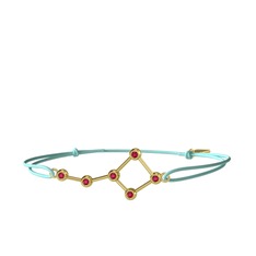 Ursa Major Bileklik - Rodolit garnet 14 ayar altın bileklik #lakd05
