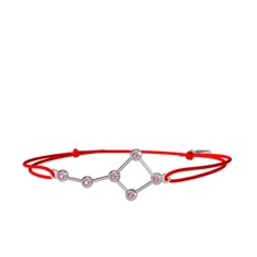 Ursa Major Bileklik - Pembe kuvars 925 ayar gümüş bileklik #nmkf4p