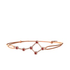 Garnet 14 ayar rose altın bileklik
