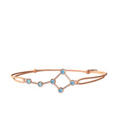 Ursa Major Bileklik - Akuamarin 18 ayar rose altın bileklik #q66ti2