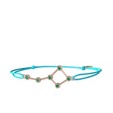 Ursa Major Bileklik - Kök zümrüt 18 ayar rose altın bileklik #tbs17k