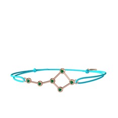 Ursa Major Bileklik - Yeşil kuvars 18 ayar rose altın bileklik #tt0w07