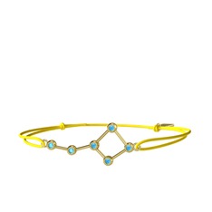 Ursa Major Bileklik - Akuamarin 18 ayar altın bileklik #updibs