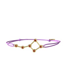Ursa Major Bileklik - Garnet 925 ayar altın kaplama gümüş bileklik #v4fihk
