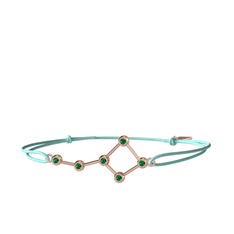 Ursa Major Bileklik - Yeşil kuvars 8 ayar rose altın bileklik #vmzi2h