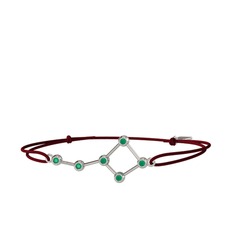 Ursa Major Bileklik - Kök zümrüt 925 ayar gümüş bileklik #w4zfaw