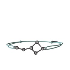 Ursa Major Bileklik - Swarovski 925 ayar siyah rodyum kaplama gümüş bileklik #wagceu