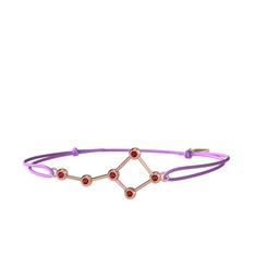 Garnet 14 ayar rose altın bileklik