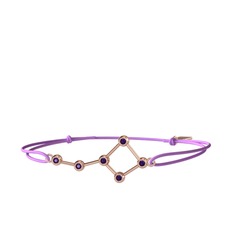 Ursa Major Bileklik - Ametist 14 ayar rose altın bileklik #zb9it3