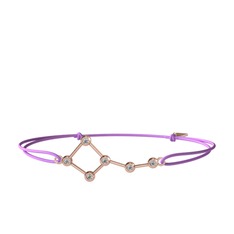 Ursa Minor Bileklik - Beyaz zirkon 18 ayar rose altın bileklik #11l0r8h