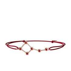 Ursa Minor Bileklik - Garnet 18 ayar rose altın bileklik #12ok10e