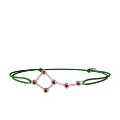 Ursa Minor Bileklik - Garnet 18 ayar beyaz altın bileklik #13j3ah3