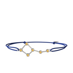 Ursa Minor Bileklik - Sitrin 14 ayar beyaz altın bileklik #144h28f