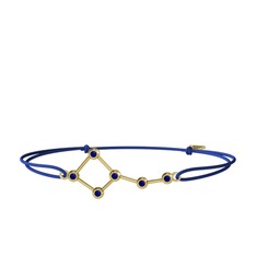 Ursa Minor Bileklik - Lab safir 8 ayar altın bileklik #18iozvv