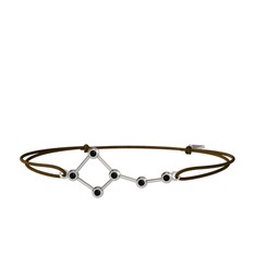 Ursa Minor Bileklik - Siyah zirkon 925 ayar gümüş bileklik #1a7uk7v