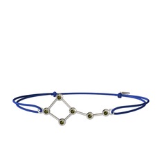 Ursa Minor Bileklik - Peridot 14 ayar beyaz altın bileklik #1aqihst