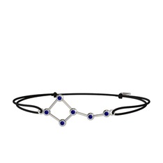 Ursa Minor Bileklik - Lab safir 8 ayar beyaz altın bileklik #1hiutl0