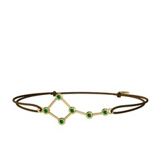 Ursa Minor Bileklik - Yeşil kuvars 8 ayar altın bileklik #1jyh7xc