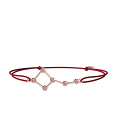 Ursa Minor Bileklik - Pembe kuvars 18 ayar rose altın bileklik #1me0w0l