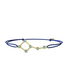 Ursa Minor Bileklik - Akuamarin 18 ayar altın bileklik #1me51qw