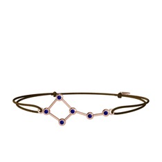 Ursa Minor Bileklik - Lab safir 14 ayar rose altın bileklik #1nza712