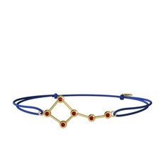 Ursa Minor Bileklik - Garnet 925 ayar altın kaplama gümüş bileklik #1qeheog