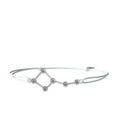 Ursa Minor Bileklik - Pırlanta 14 ayar beyaz altın bileklik (0.216 karat) #1v56rf4