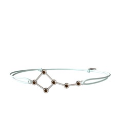 Ursa Minor Bileklik - Dumanlı kuvars 14 ayar beyaz altın bileklik #1yboc4p