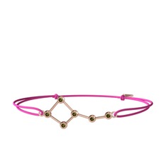 Peridot 14 ayar rose altın bileklik