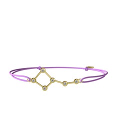 Ursa Minor Bileklik - Beyaz zirkon 925 ayar altın kaplama gümüş bileklik #21wj6i