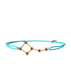 Ursa Minor Bileklik - Rodolit garnet 925 ayar altın kaplama gümüş bileklik #5tl54q