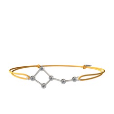 Ursa Minor Bileklik - Pırlanta 14 ayar beyaz altın bileklik (0.216 karat) #7x9gkl