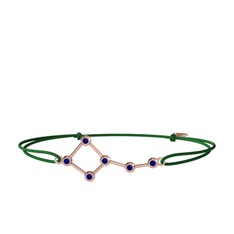 Ursa Minor Bileklik - Lab safir 8 ayar rose altın bileklik #g326q9