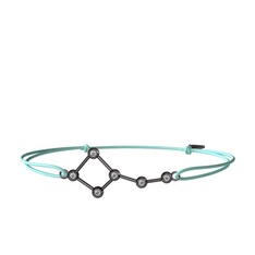 Ursa Minor Bileklik - Swarovski 925 ayar siyah rodyum kaplama gümüş bileklik #h8wmow