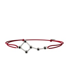 Ursa Minor Bileklik - Siyah zirkon 925 ayar gümüş bileklik #l1ylym