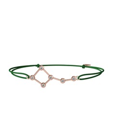 Ursa Minor Bileklik - Beyaz zirkon 925 ayar rose altın kaplama gümüş bileklik #m7rfby