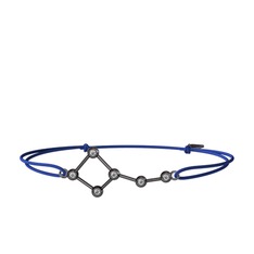 Ursa Minor Bileklik - Swarovski 925 ayar siyah rodyum kaplama gümüş bileklik #nxp3u2