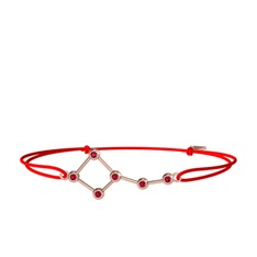 Ursa Minor Bileklik - Rodolit garnet 18 ayar rose altın bileklik #pcr1vq
