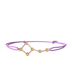 Ursa Minor Bileklik - Sitrin 14 ayar rose altın bileklik #q6pkoh