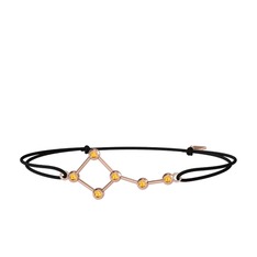Ursa Minor Bileklik - Sitrin 8 ayar rose altın bileklik #qu2bxt