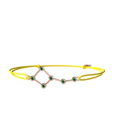 Ursa Minor Bileklik - Yeşil kuvars 925 ayar rose altın kaplama gümüş bileklik #rp6ppt