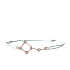 Swarovski 925 ayar rose altın kaplama gümüş bileklik