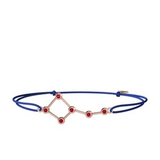 Ursa Minor Bileklik - Rodolit garnet 8 ayar rose altın bileklik #wwclud