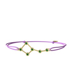 Ursa Minor Bileklik - Yeşil kuvars 8 ayar altın bileklik #wxw3ns