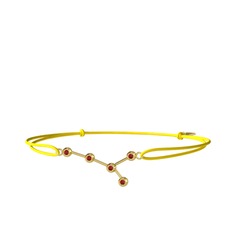 Garnet 14 ayar altın bileklik