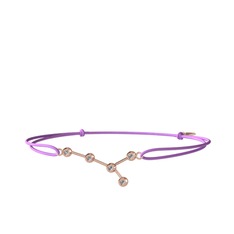 Cancer Bileklik - Swarovski 18 ayar rose altın bileklik #127hpkm