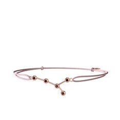 Kök yakut 18 ayar rose altın bileklik