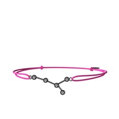 Cancer Bileklik - Swarovski 925 ayar siyah rodyum kaplama gümüş bileklik #18jv6xh